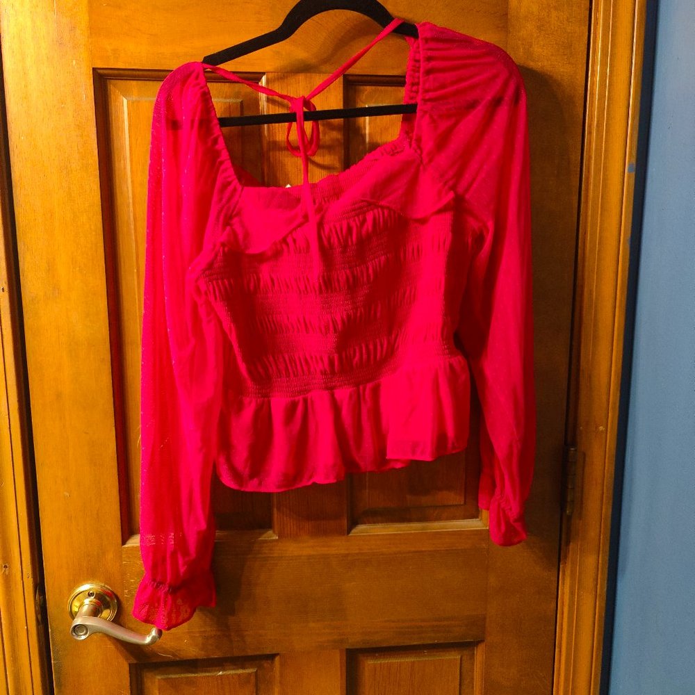 Party pink flow shirt